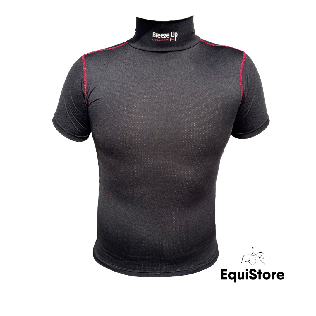 Black Rash Guard Breeze Sleeves