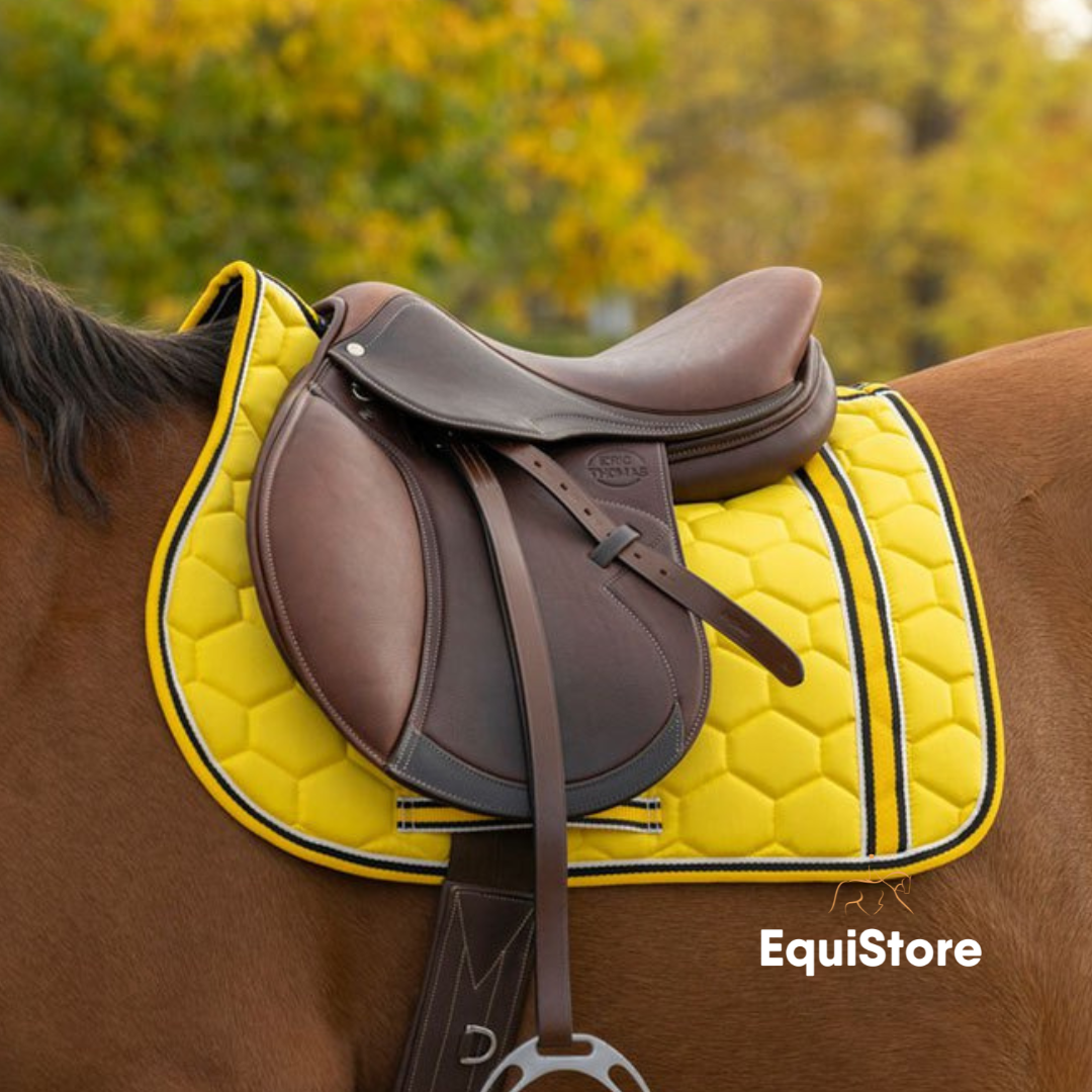 Equitheme Ligne Saddle Pad - GP Yellow – EquiStore