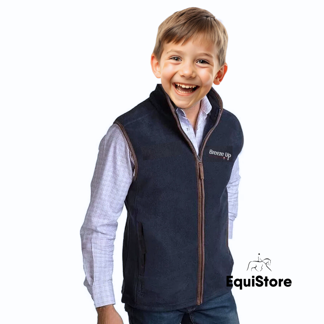 Breeze Up Fleece Gilet - Child size foe equestrians