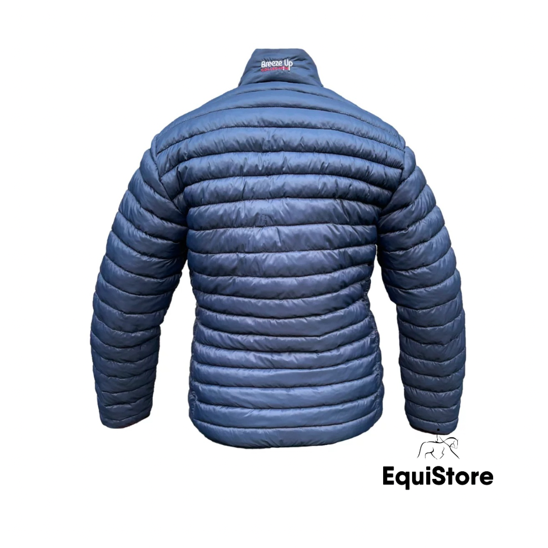 Breeze Up Laffitte Padded Jacket for equestrians - Navy/Red lining