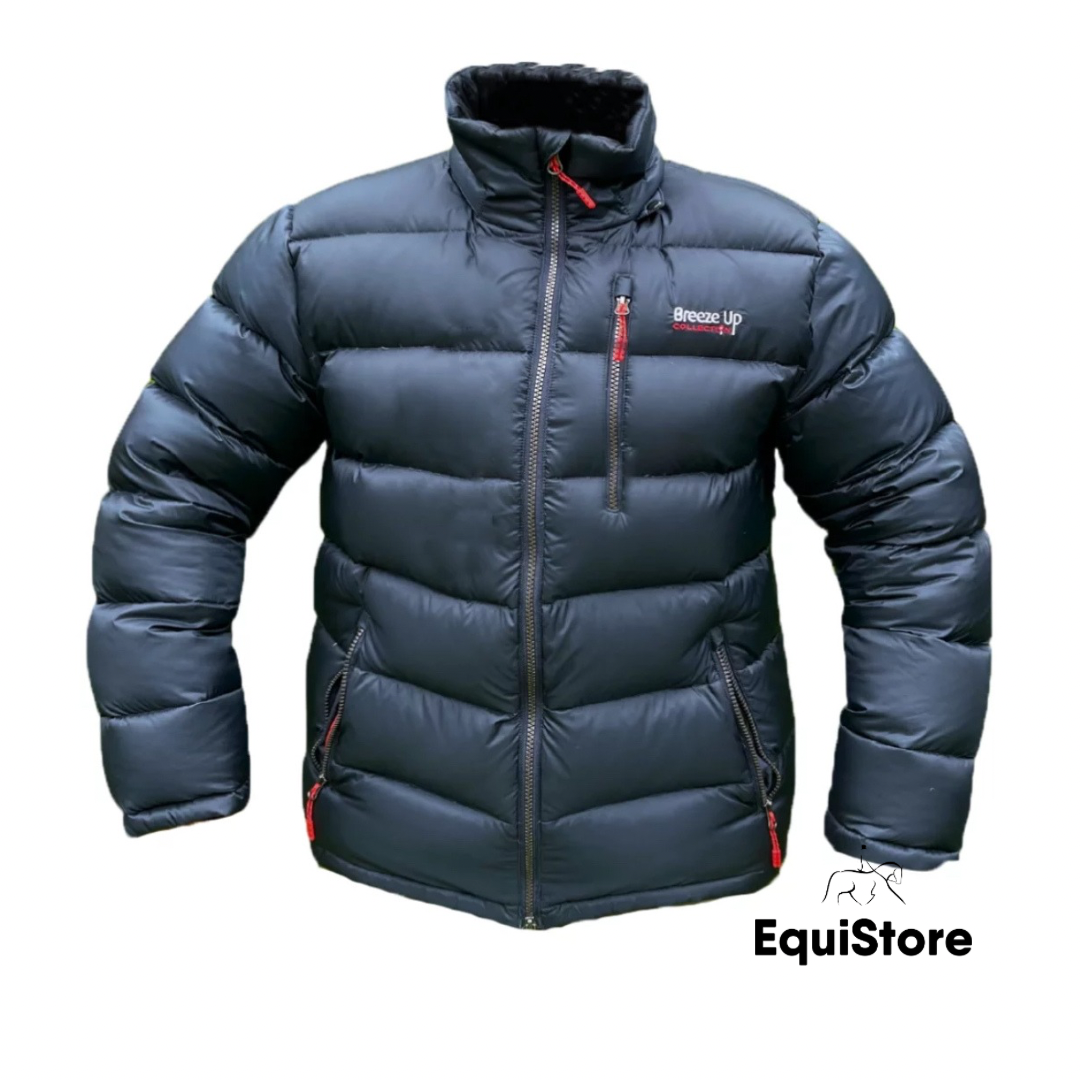 Breeze Up Polar+ Goose Down Puffer Coat - Navy