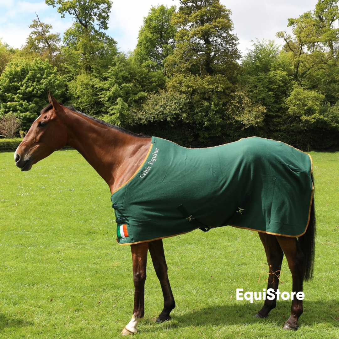 Celtic Equine Irish flag Fleece Cooler for horses 