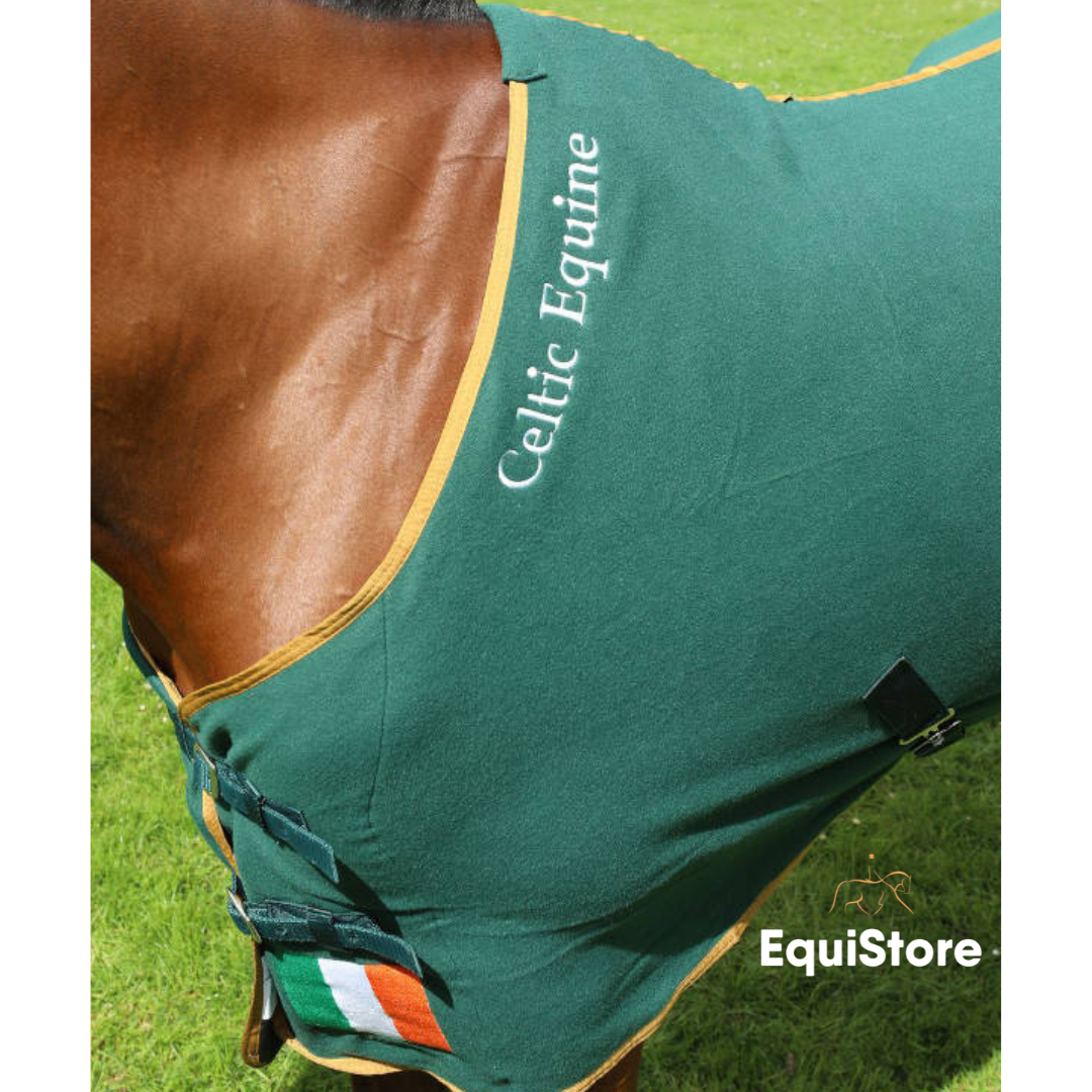 Celtic Equine Irish flag Fleece Cooler for horses 