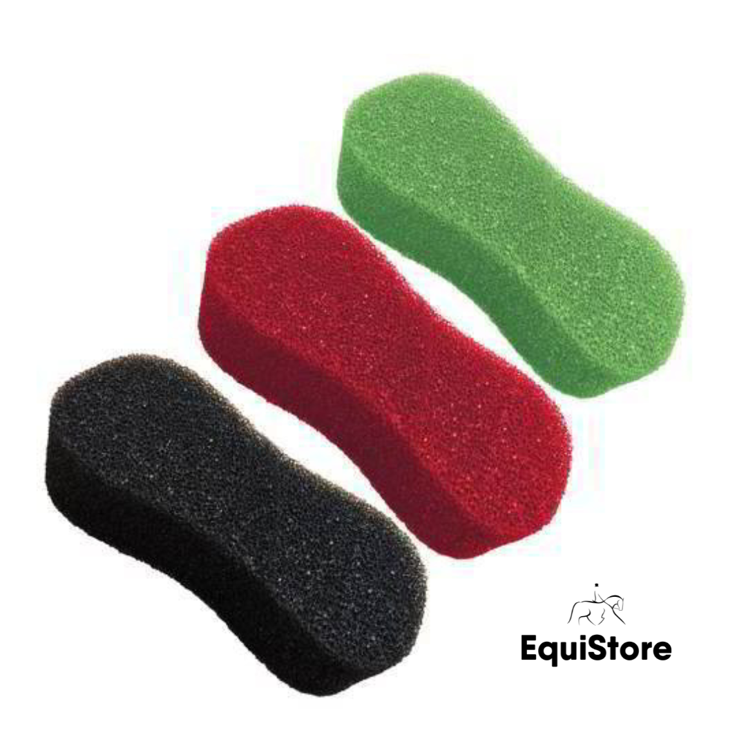 Equisential power scrub, an effective grooming sponge for horses 