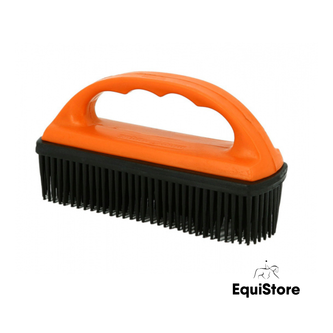 Hippotonic Rubber Saddle Pad Brush in orange