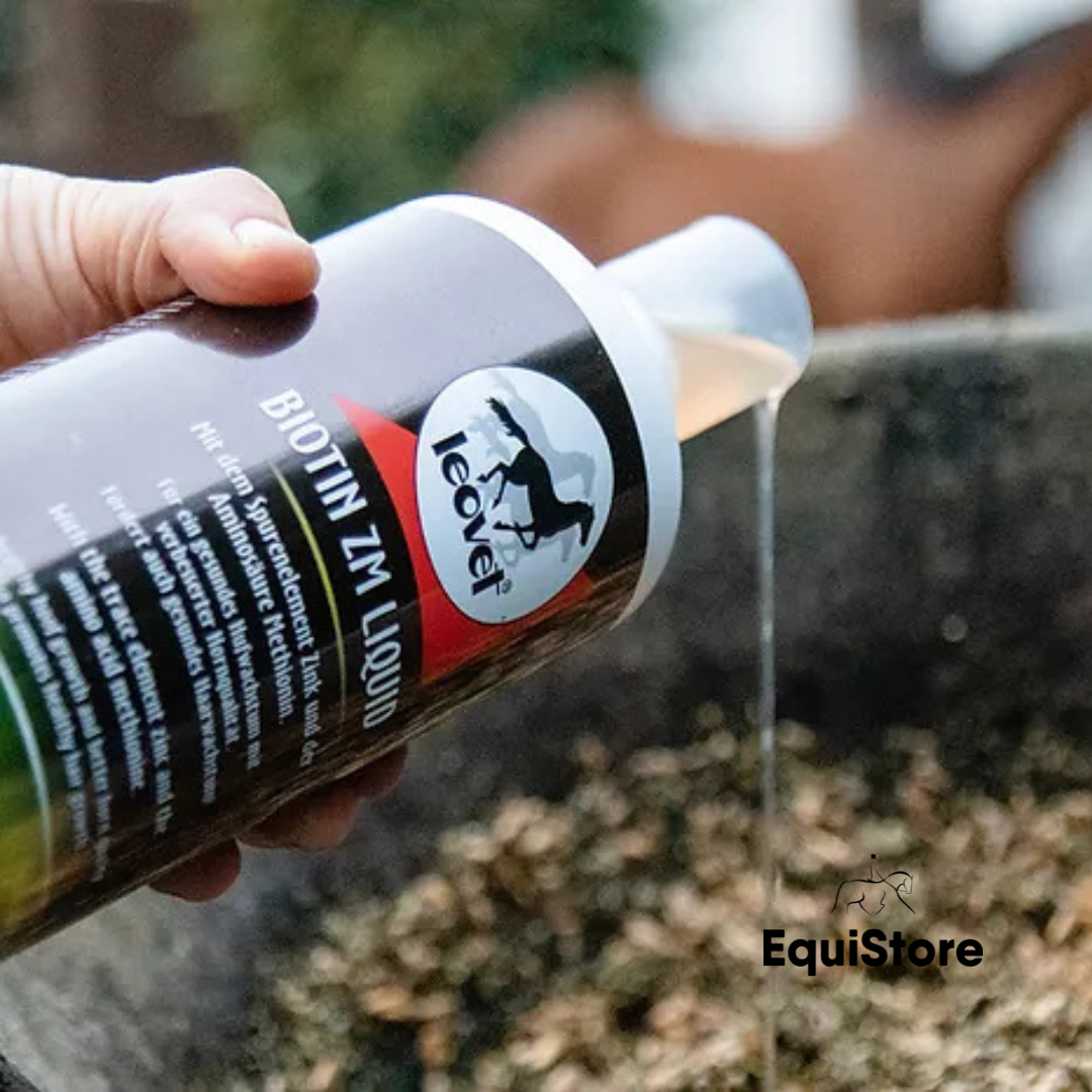 Leovet Biotin ZM Liquid 1000ml for healthy horses hooves