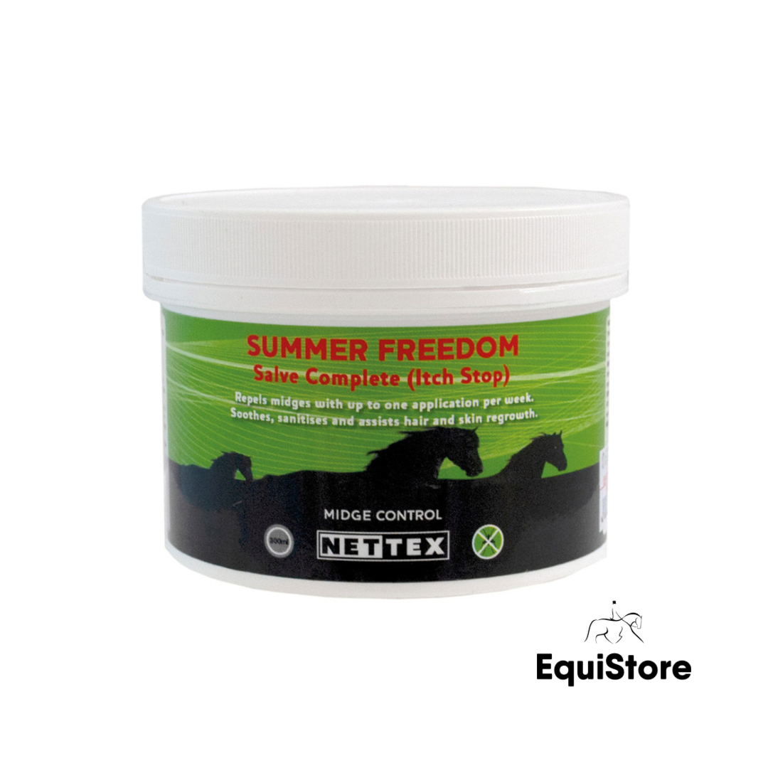 Net-Tex Summer Freedom Salve 600ml for total fly and midge protection for horses