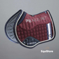 Premier Equine Azzure Anti-Slip Satin saddle pad - Wine