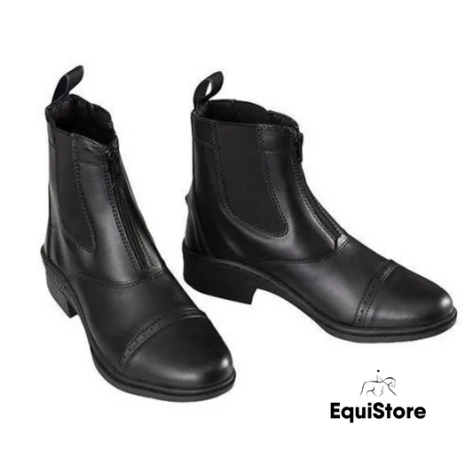 Turfmasters Front Zip Paddock Boots for equestrians