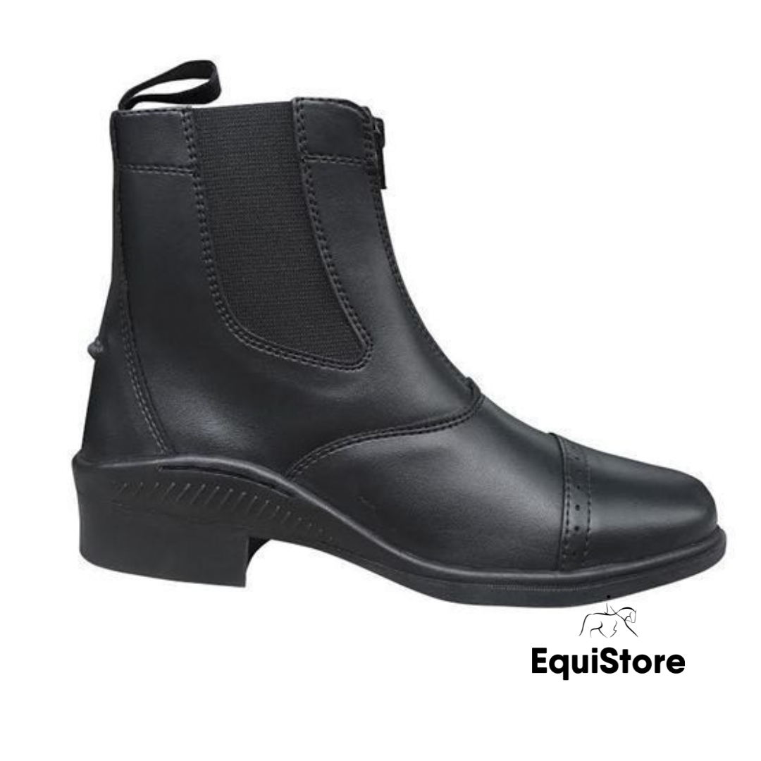 Turfmasters Front Zip Paddock Boots for equestrians