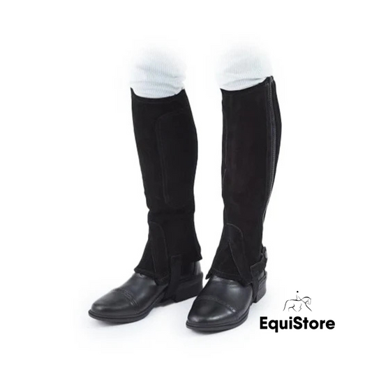 Turfmasters Suede Half Chaps for horse riding - Adults