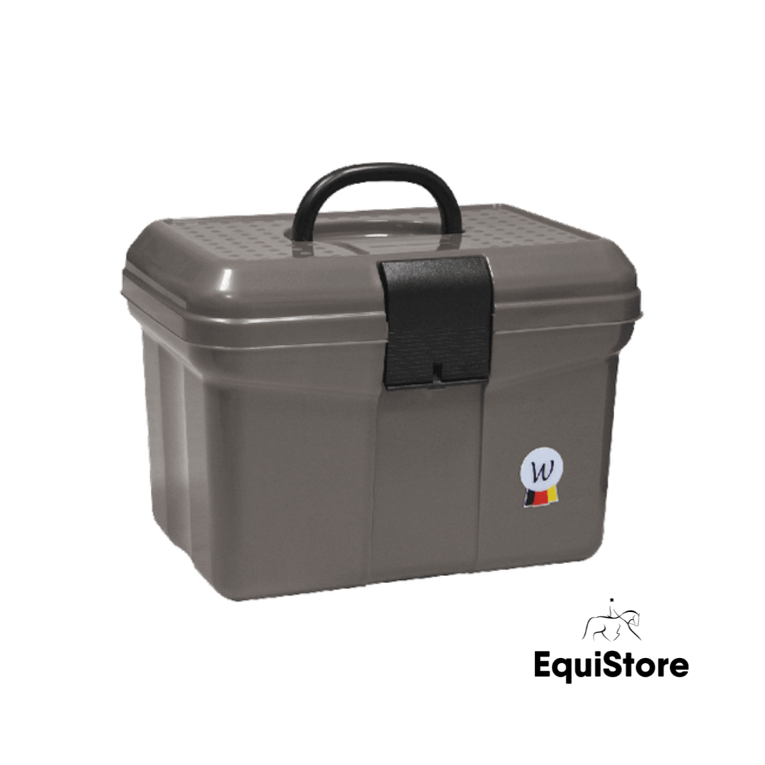 Waldhausen Eco Grooming Box for your horses grooming kit. In anthracite grey