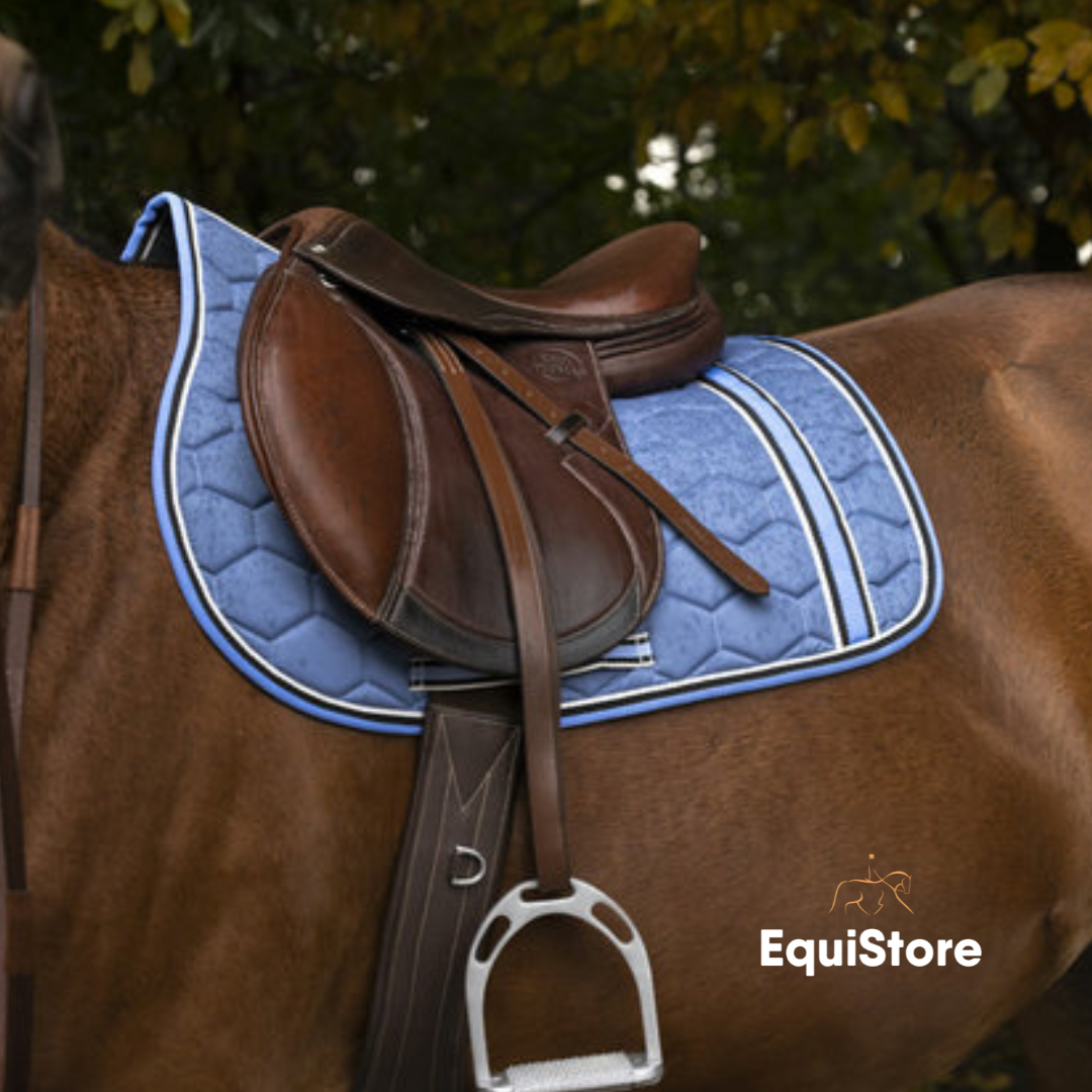 Equitheme Ligne Saddle Pad - GP Sky Blue