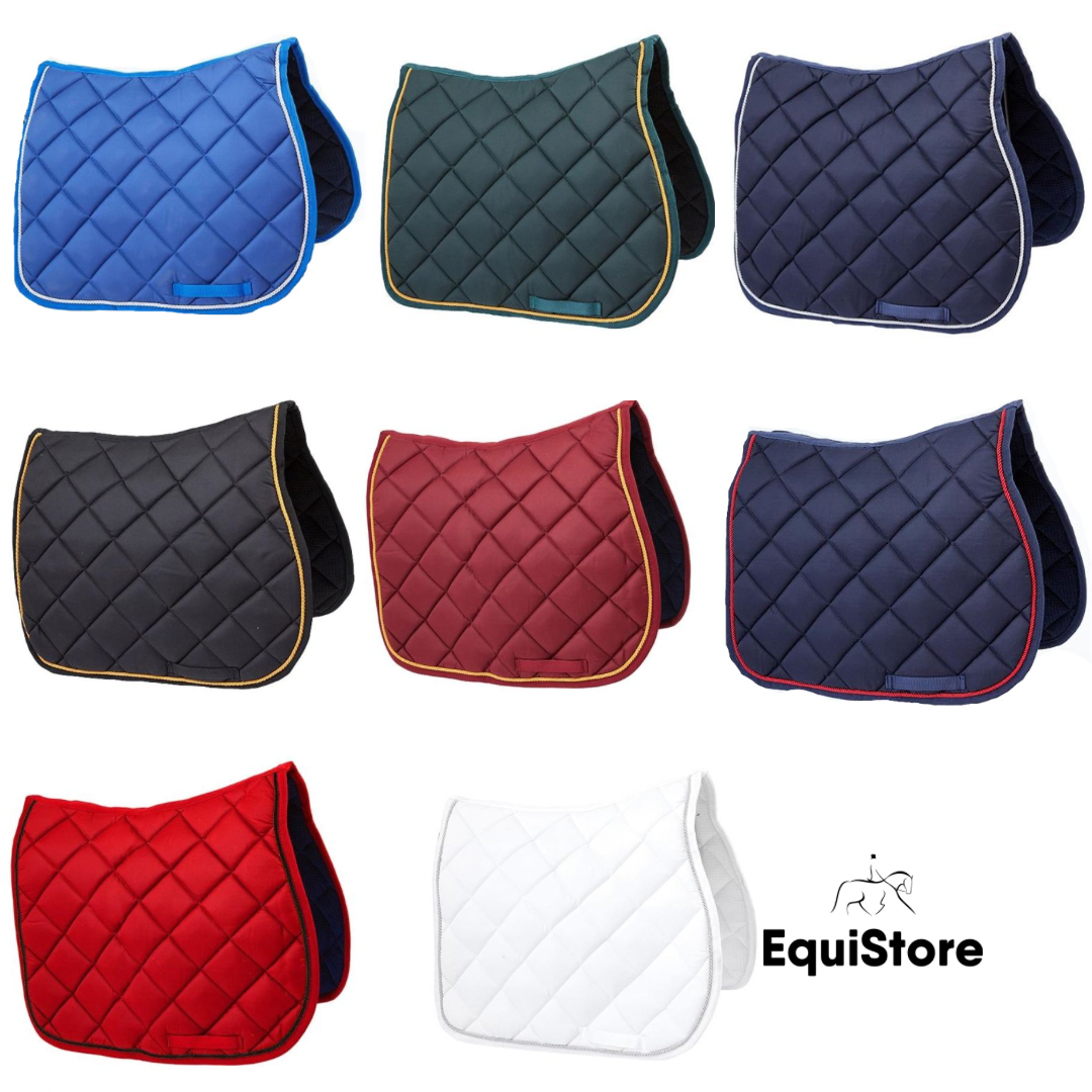 Turfmasters Piped Saddle Pad - Full